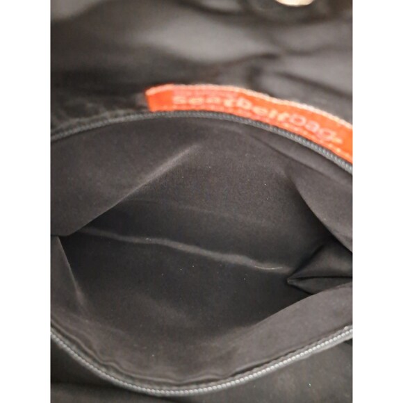 Harveys The Original Seatbelt Bag Purse Tote Satchel Black Double Straps - Picture 11 of 14